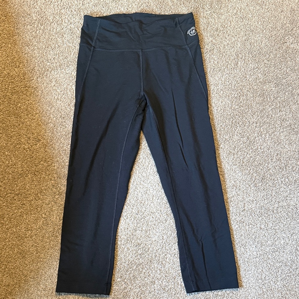 Stylish Allbirds Merino Wool Blend Black Leggings